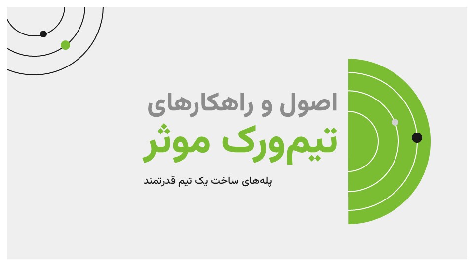 اصول و راهکارهای تیم‌ورک موثر